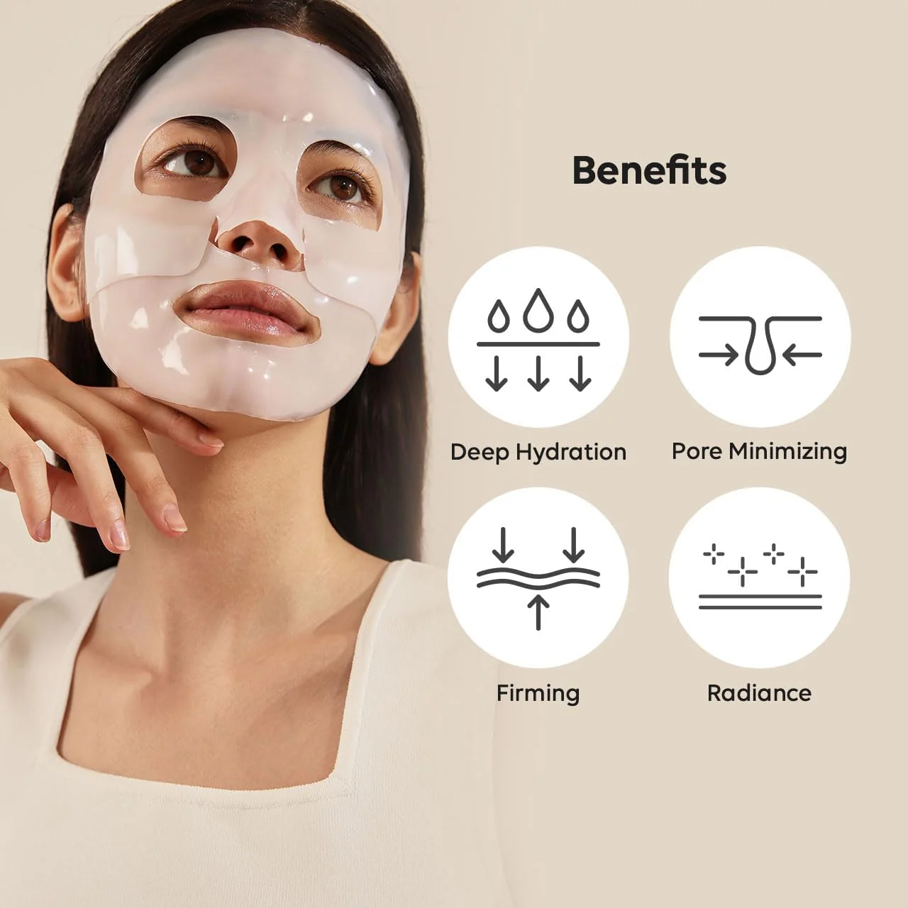 Biodance Bio-Collagen Real Deep Mask - Ενυδατική μάσκα για σύσφιξη, λάμψη - Image 3