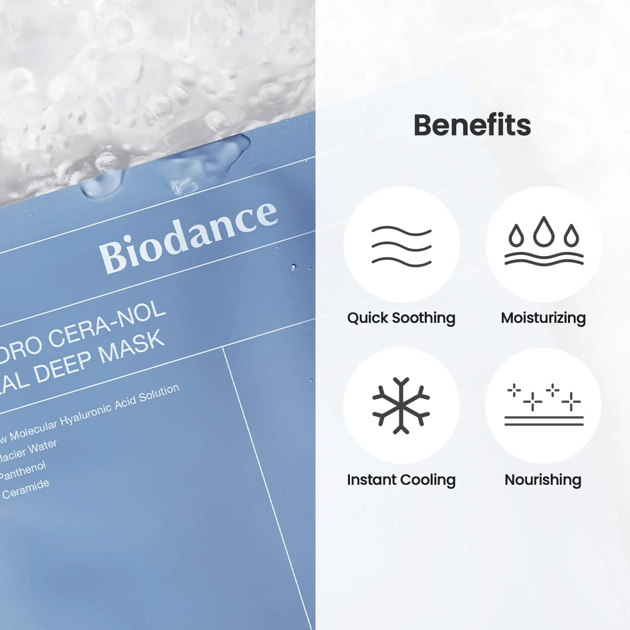 Biodance Hydro Cera-nol Real Deep Mask - Μάσκα νύχτας για βαθιά ενυδάτωση - Image 4