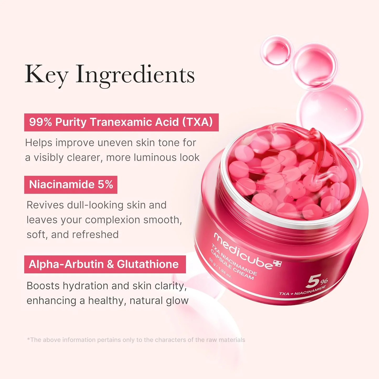Medicube TXA Niacinamide Capsule Cream - Κρέμα για δυσχρωμίες, σημάδια ακμής & ανομοιόμορφη υφή - Image 2