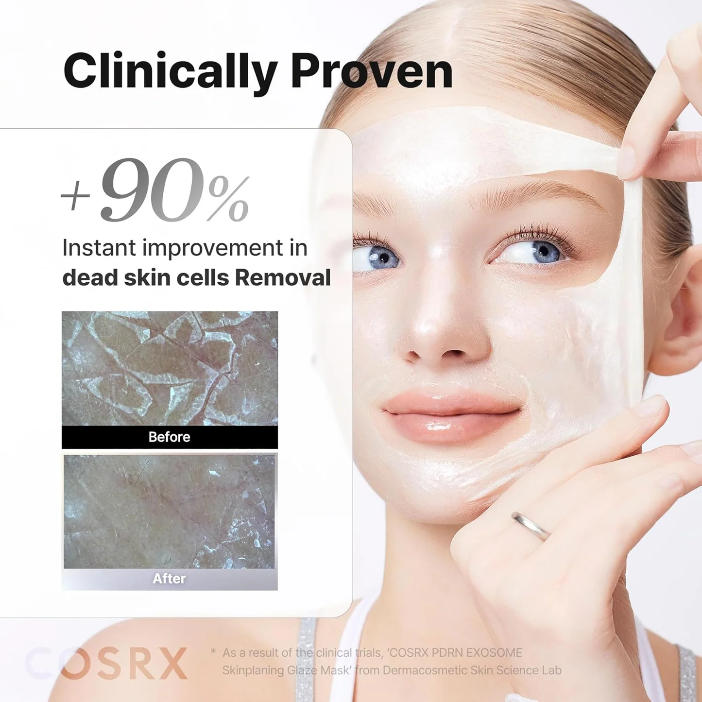 COSRX PDRN EXOSOME Skinplaning Glaze Mask - Peel-Off Μάσκα Λάμψης & Σύσφιξης - Image 5