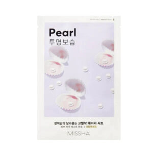 MISSHA Airy Fit Sheet Mask - Pearl - Μάσκα με εκχύλισμα μαργαριταριού για λάμψη, ενυδάτωση