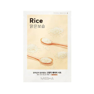 MISSHA Airy Fit Sheet Mask - Rice -  Μάσκα με εκχύλισμα ρυζιού για θρέψη