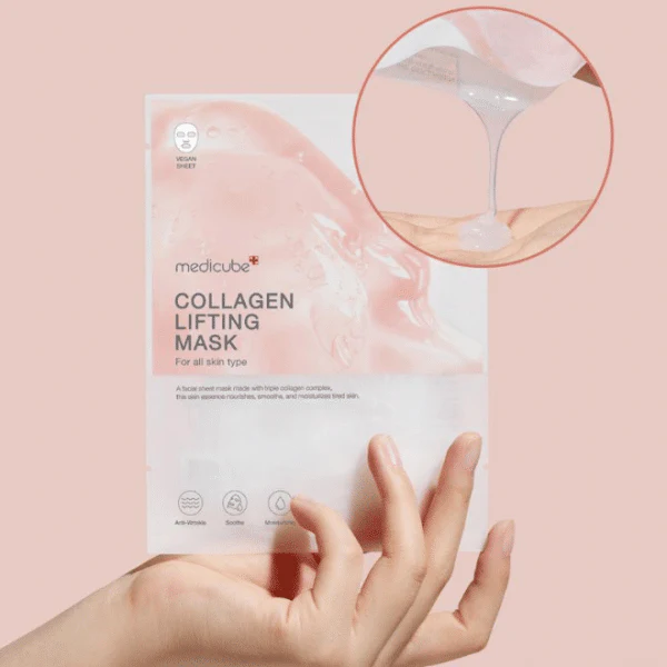 Medicube Collagen Lifting Mask - Μάσκα για ενυδάτωση, ανόρθωση και μείωση ρυτίδων - Image 2