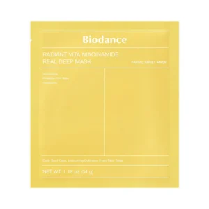 Biodance Radiant Vita-Niacinamide Real Deep Mask - Gel Μάσκα για ομοιόμορφο τόνο επιδερμίδας