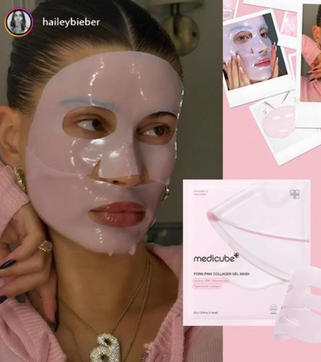 Medicube PDRN Pink Collagen Gel Mask - Μάσκα Gel με PDRN & Κολλαγόνο για Σύσφιξη και Ενυδάτωση - Image 2
