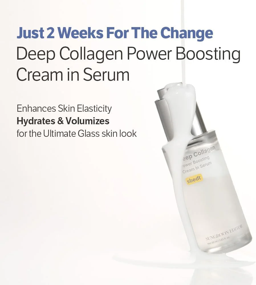 Sungboon Editor Deep Collagen Power Boosting Cream In Serum - Ορός Βαθιάς Σύσφιξης με Υπερ-Χαμηλού Μοριακού Βάρους Κολλαγόνο - Image 4