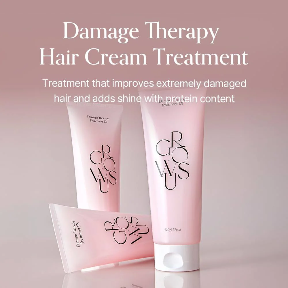 GROWUS Damage Therapy Cream Hair Treatment EX - Μάσκα Επανόρθωσης & Ενυδάτωσης Μαλλιών - Image 2
