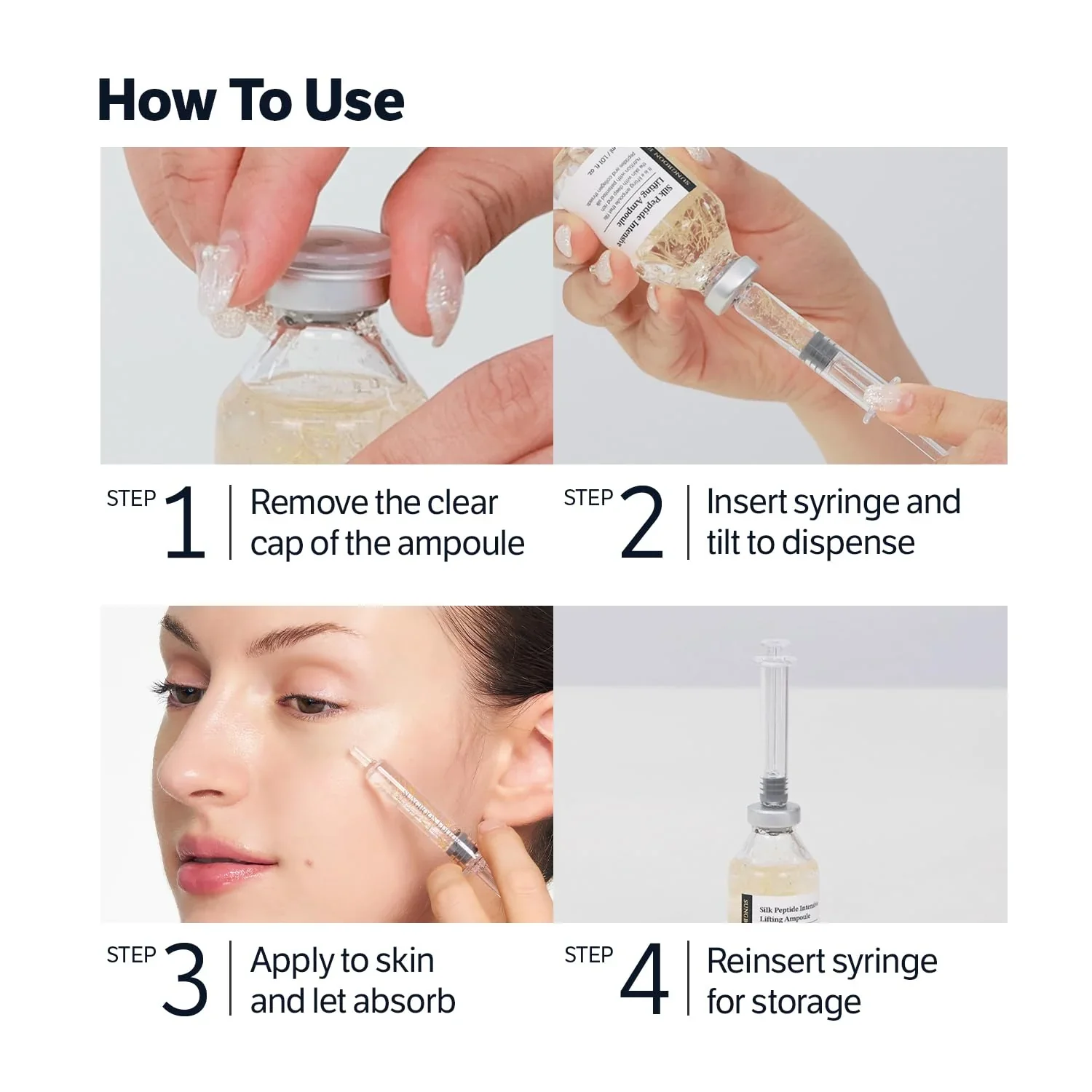 Sungboon Editor Deep Collagen Silk Peptide Intensive Ampoule - Αμπούλα με 3-πλό σύστημα lifting - Image 9