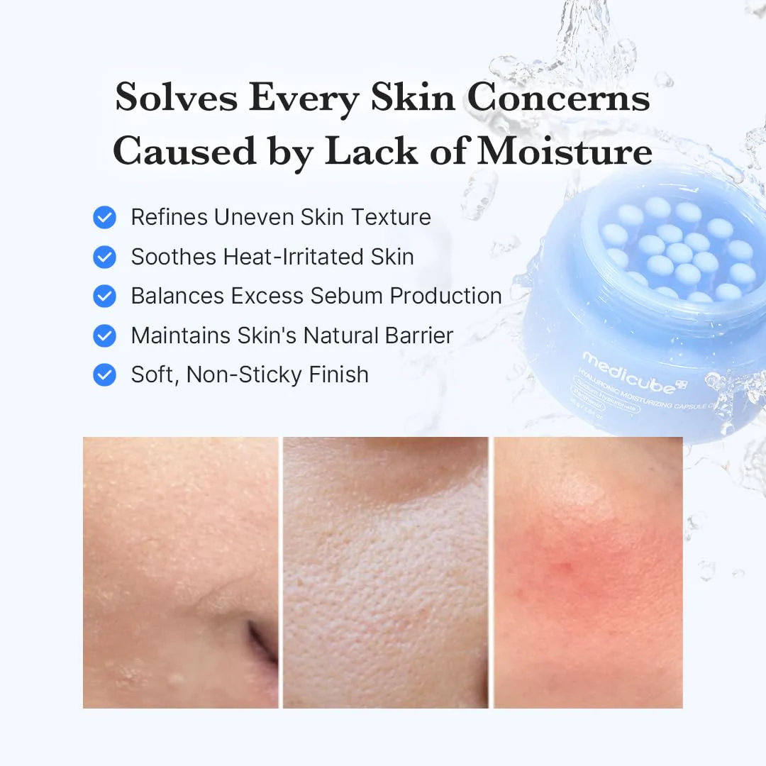 Medicube Hyaluronic Moisturizing Capsule Cream - Ενυδατική Κρέμα με Υαλουρονικό Οξύ & Κάψουλες Ενυδάτωσης - Image 6