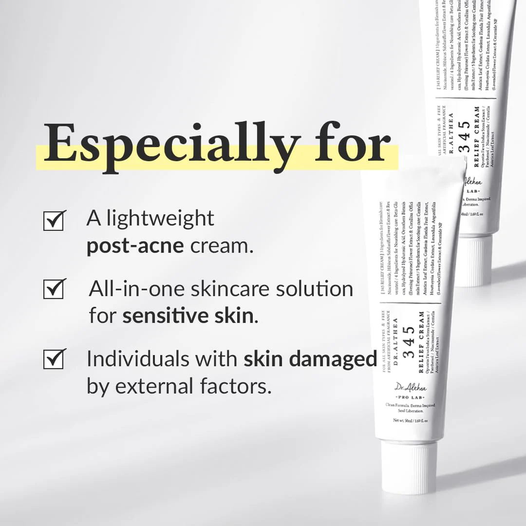 Dr.Althea 345 Relief Cream - Καταπραϋντική, αντιγηραντική κρέμα - Image 5