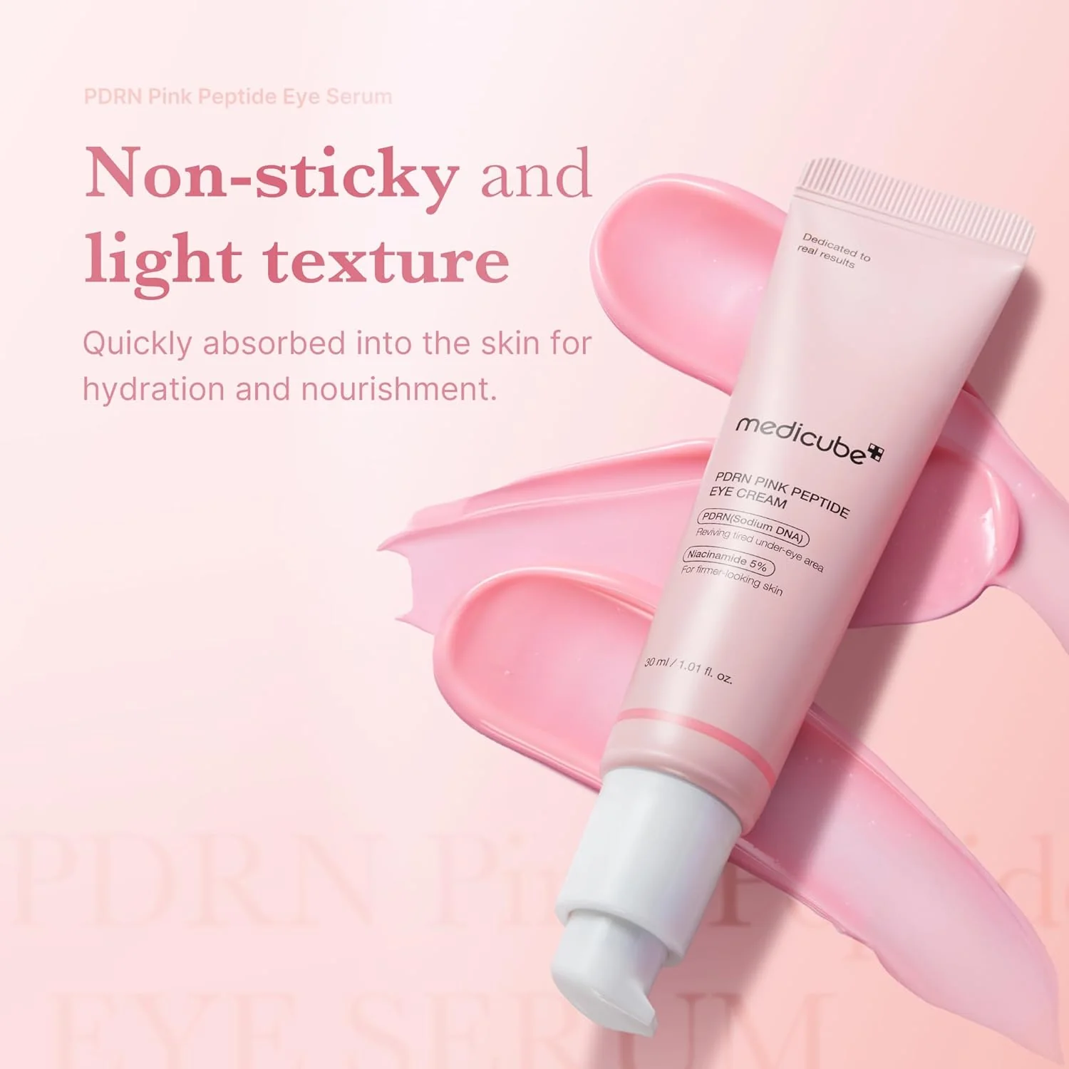 Medicube PDRN Pink Peptide Eye Cream - Κρέμα ματιών για ρυτίδες και μαύρους κύκλους - Image 2