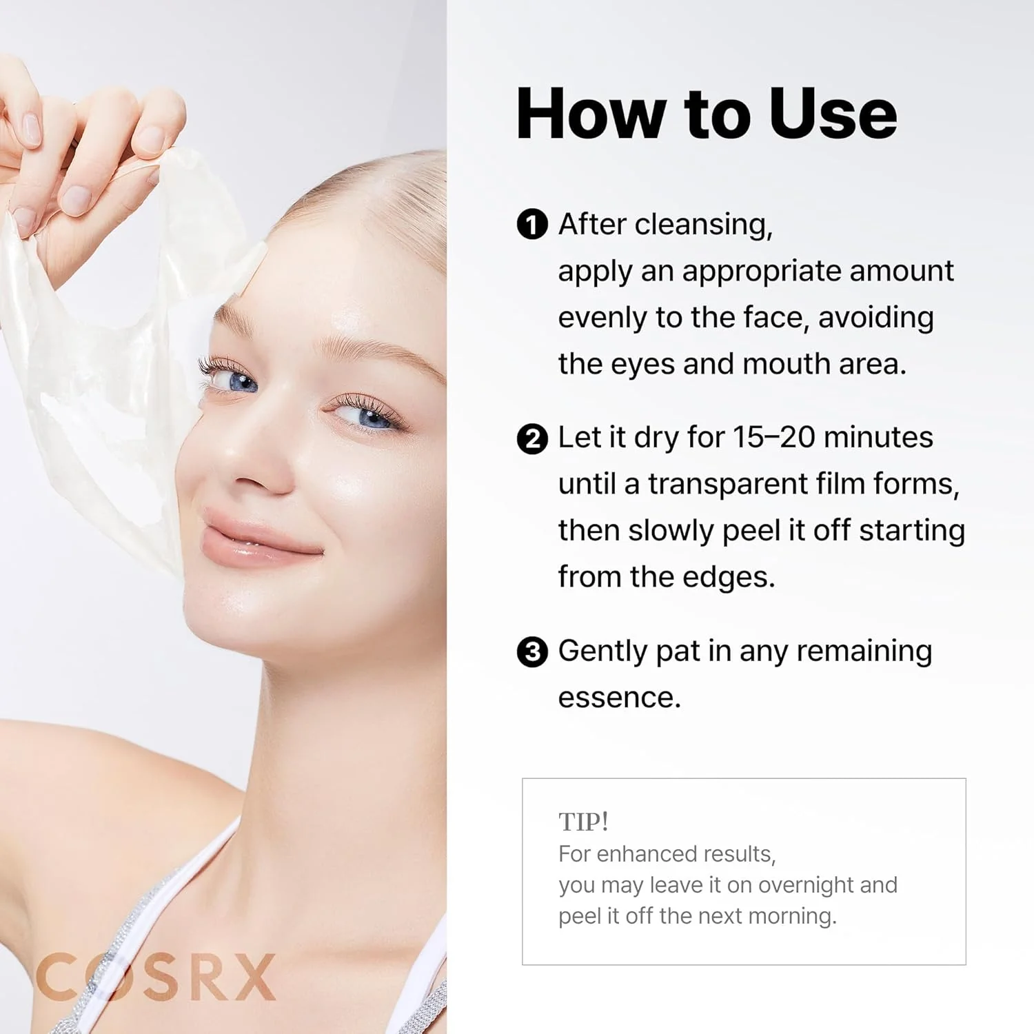 COSRX PDRN EXOSOME Skinplaning Glaze Mask - Peel-Off Μάσκα Λάμψης & Σύσφιξης - Image 7
