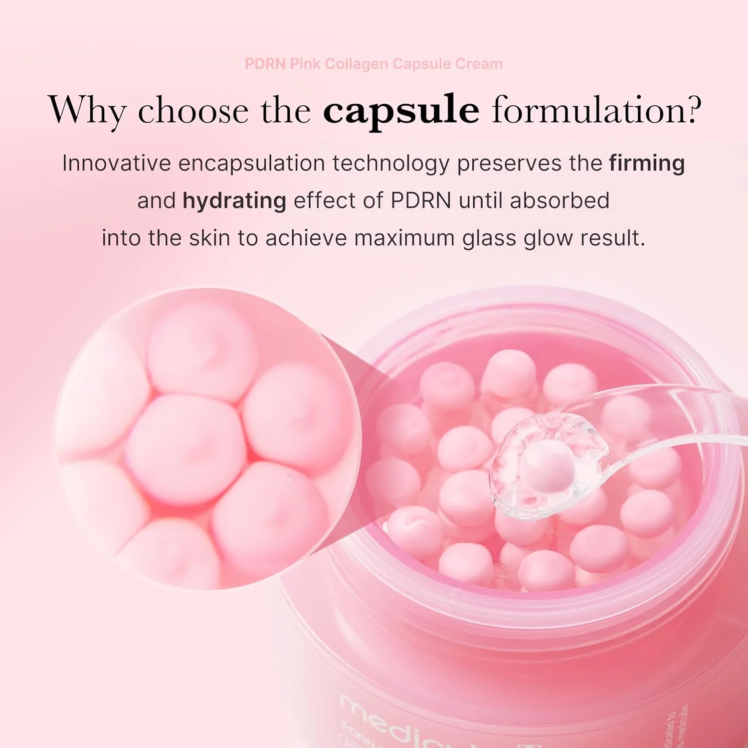 Medicube PDRN Pink Collagen Capsule Cream - Κρέμα με Κάψουλες PDRN & Κολλαγόνου για Λάμψη & Ομοιόμορφο Τόνο - Image 6