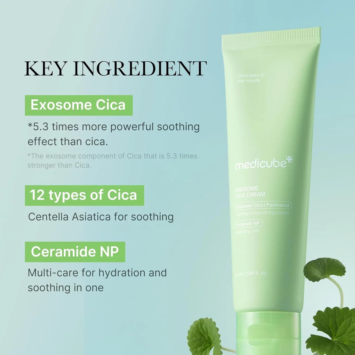 Medicube Exosome CICA Cream - Καταπραϋντική ενυδατική καθημερινής χρήσης - Image 3