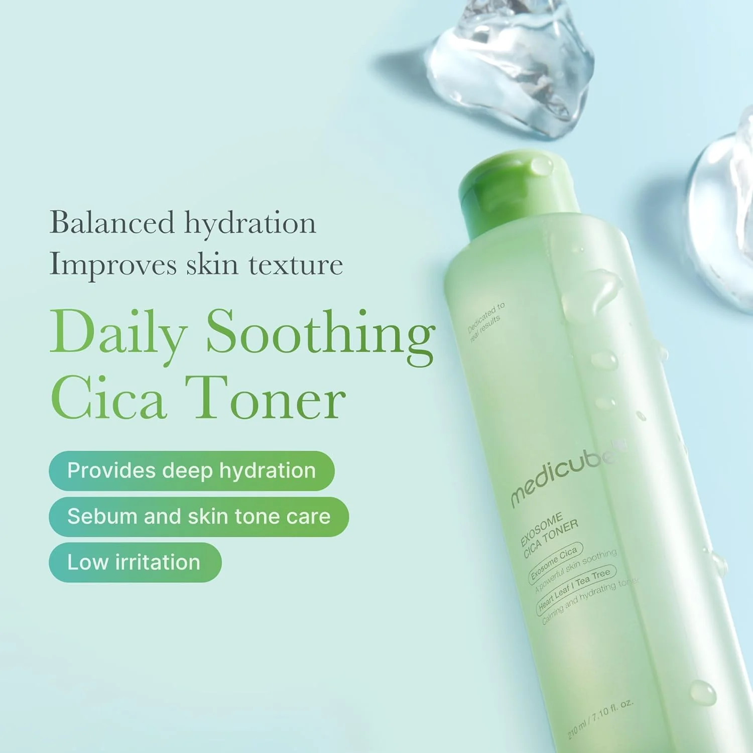 Medicube Exosome CICA Toner - Καταπραϋντικό Toner καθημερινής χρήσης - Image 3