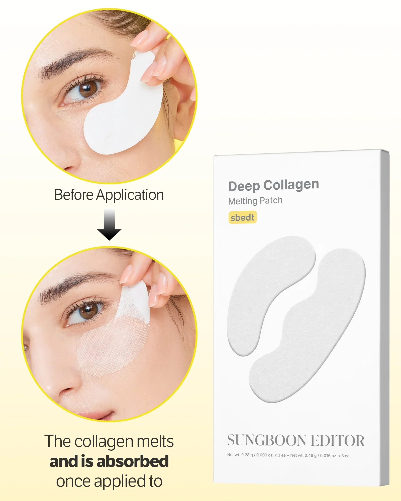 Sungboon Editor Deep Collagen Melting Patch – Διαλυόμενα Patches Κολλαγόνου για Σύσφιξη & Αντιγήρανση - Image 6