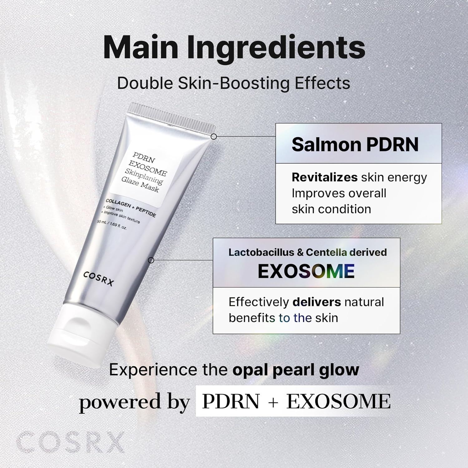 COSRX PDRN EXOSOME Skinplaning Glaze Mask - Peel-Off Μάσκα Λάμψης & Σύσφιξης - Image 8