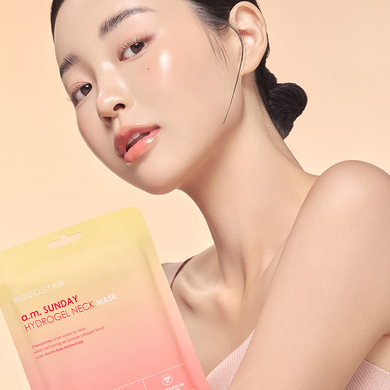 Kocostar a.m. Sunday Hydrogel Neck Mask, 13g-Μάσκα Υδρογέλης για τον Λαιμό - Image 3