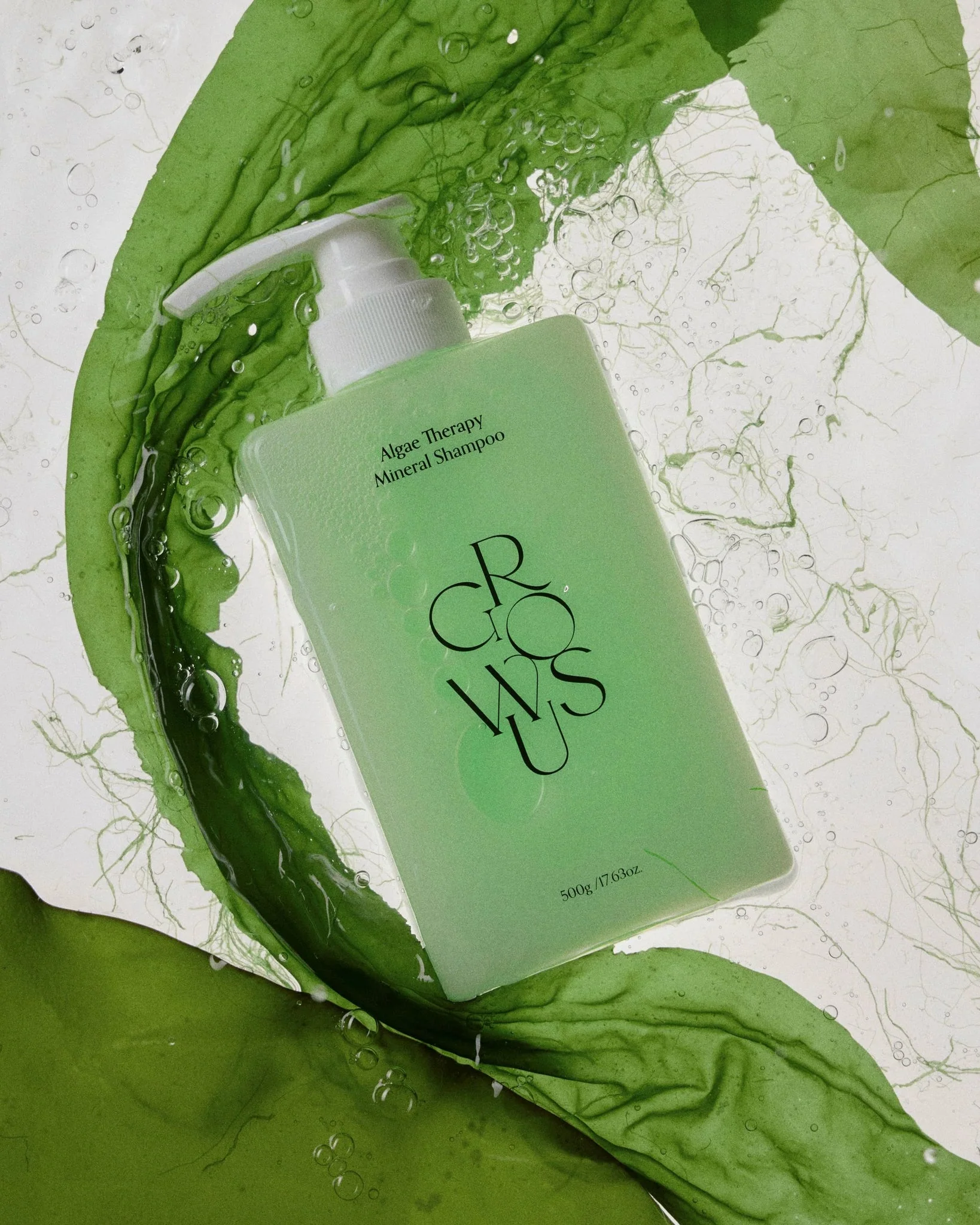 GROWUS Algae Therapy Mineral Shampoo - Σαμπουάν για μαλλιά που εμφανίζουν αδυναμία ή σημάδια γήρανσης - Image 2