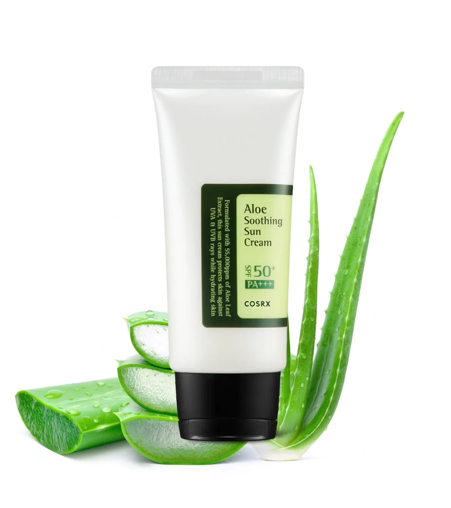 COSRX Aloe Soothing Sun Cream SPF50+ PA+++ - Καταπραϋντικό αντηλιακό - Image 3