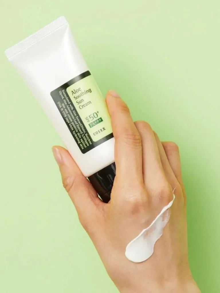 COSRX Aloe Soothing Sun Cream SPF50+ PA+++ - Καταπραϋντικό αντηλιακό - Image 4