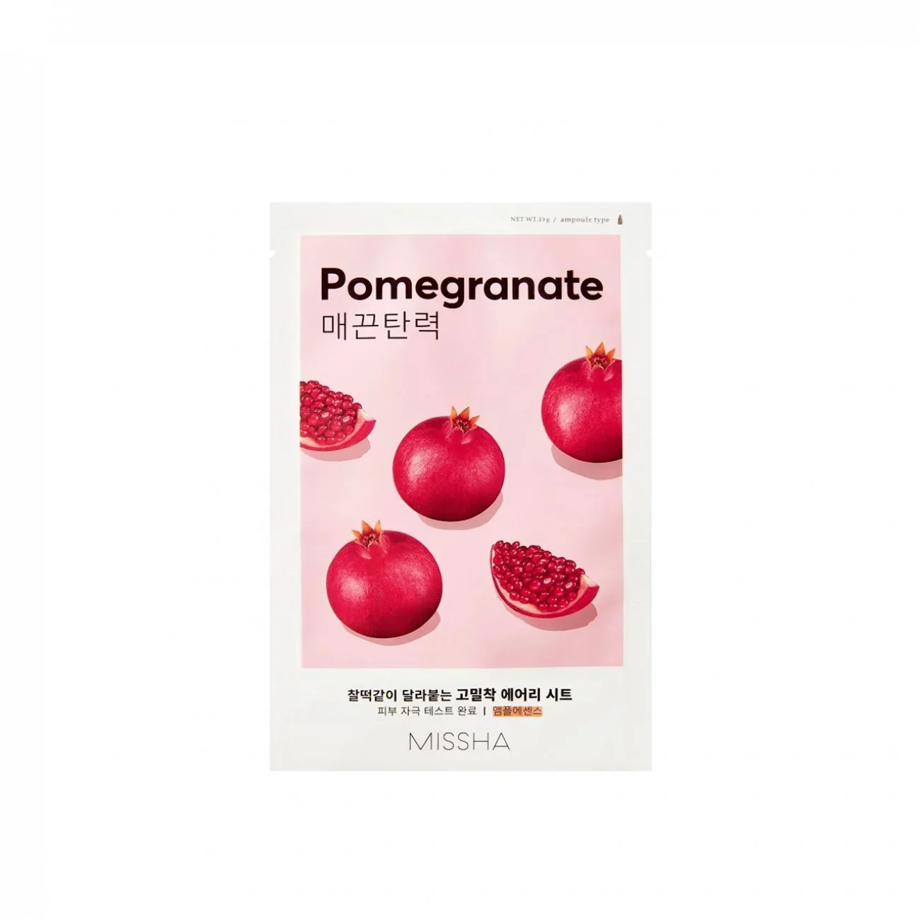 MISSHA Airy Fit Sheet Mask - Pomegranate - Μάσκα με ρόδι για δράση κατά των ρυτίδων