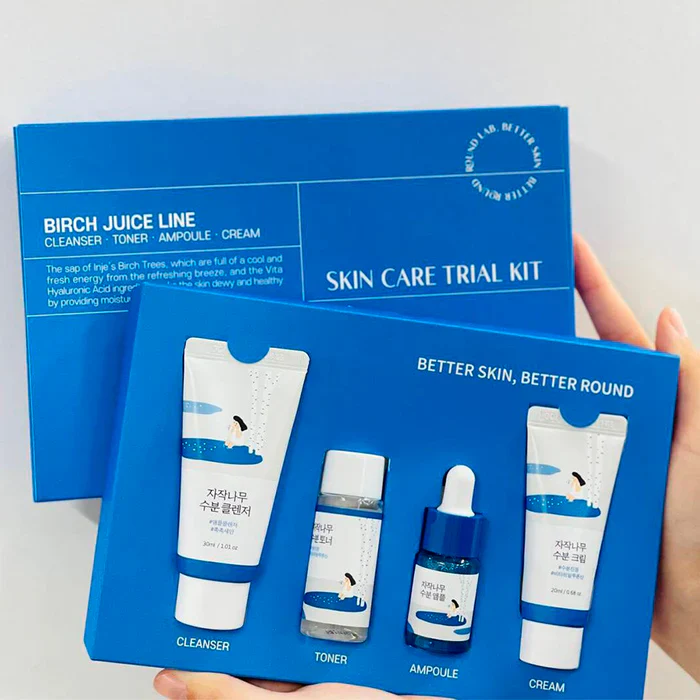 Round Lab Birch Juice Trial Kit – Σετ με 4 δημοφιλή προϊόντα σε mini συσκευασίες - Image 2