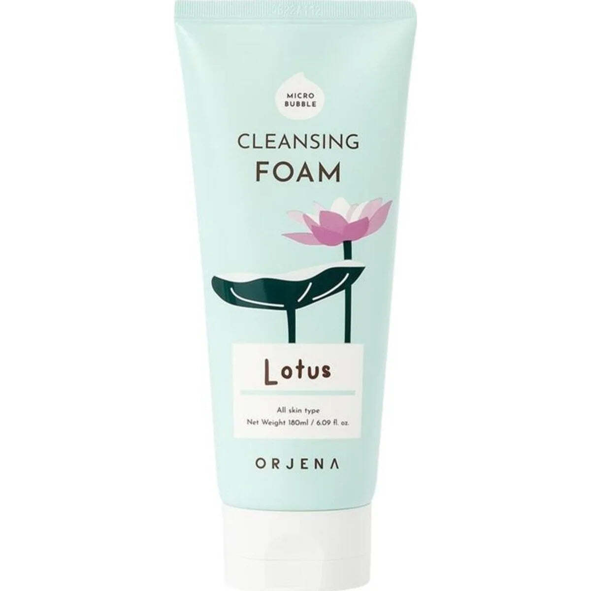 Orjena Lotus Αφρός Καθαρισμού Προσώπου για Λάμψη & Ενυδατική δράση 180ml